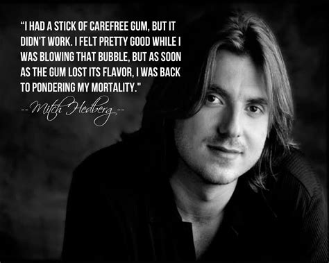 Classic Quotes From Comedian Mitch Hedberg .
